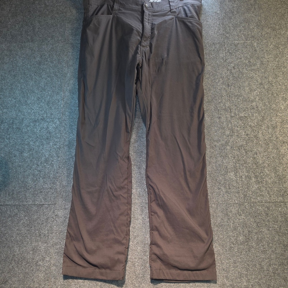 Wrangler Outdoor Pants Mens 38x30 Gray Good Stretch Lined Hiking NW681GR